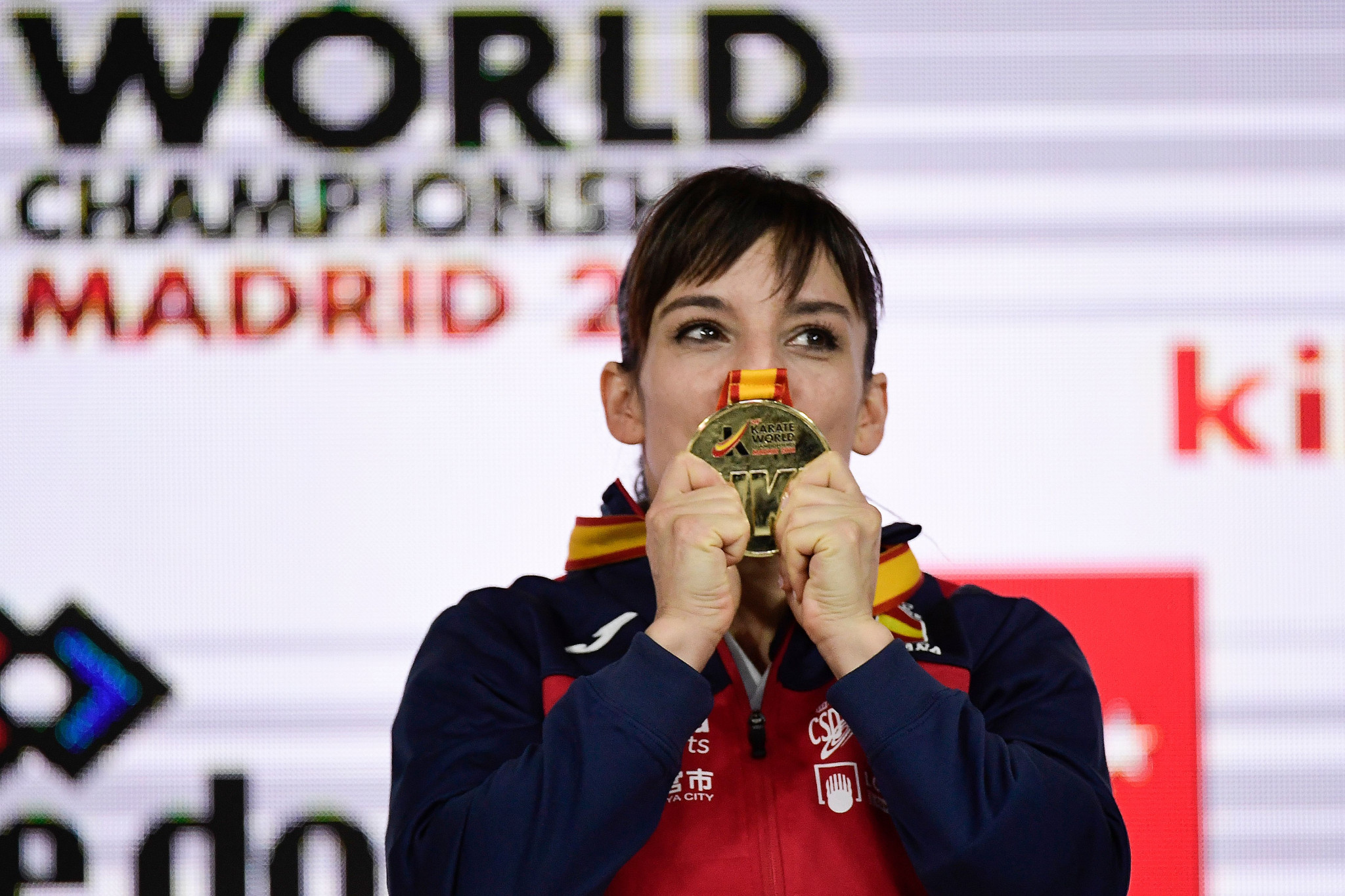 Sandra Sanchez overcame two-time defending champion Kiyou Shimizu to secure women's kata gold ©Getty Images