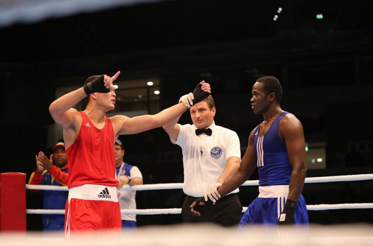 There was disappointment though for Tharumalingam's compatriot Alhadi Abdulrahman as he lost to Venezuelan middleweight Endry Saavedra Pinto ©AIBA/Facebook 