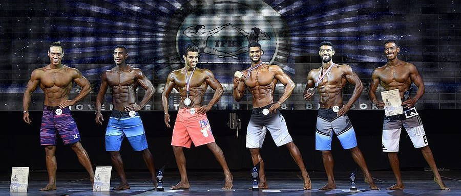 Participants in the first ever Men's Physique World Cup ©Jakub Csontos/EastLabs