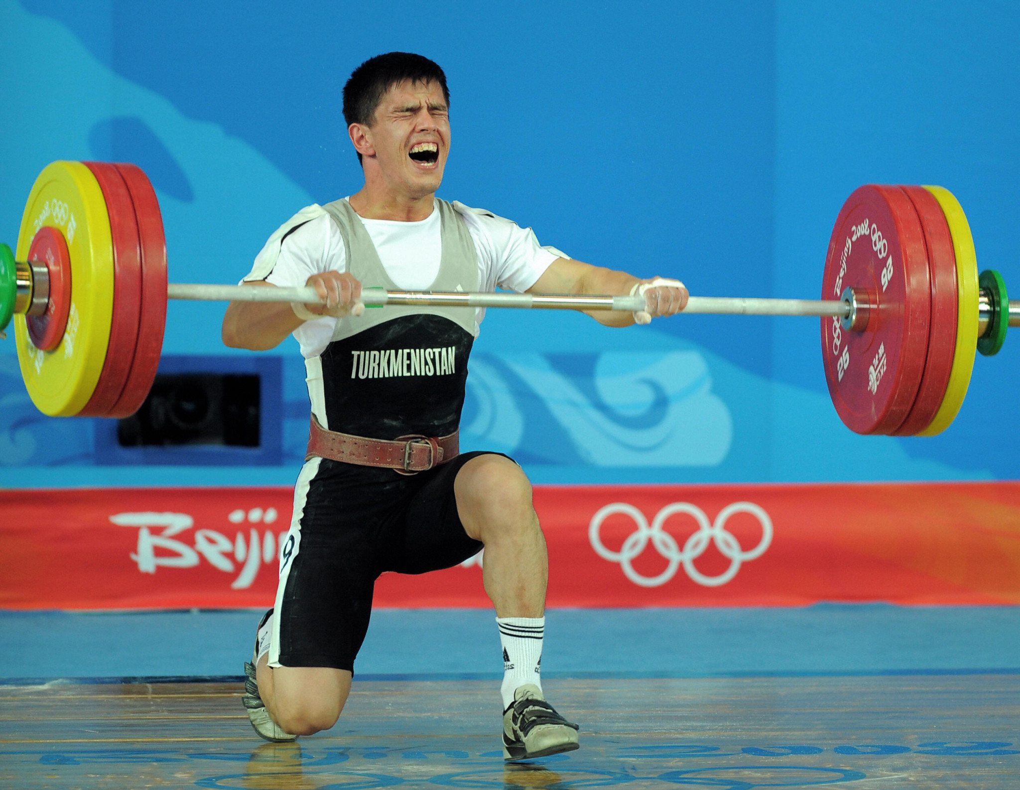 Umurbek Bazarbayev lifted at four Olympic Games  ©Getty Images
