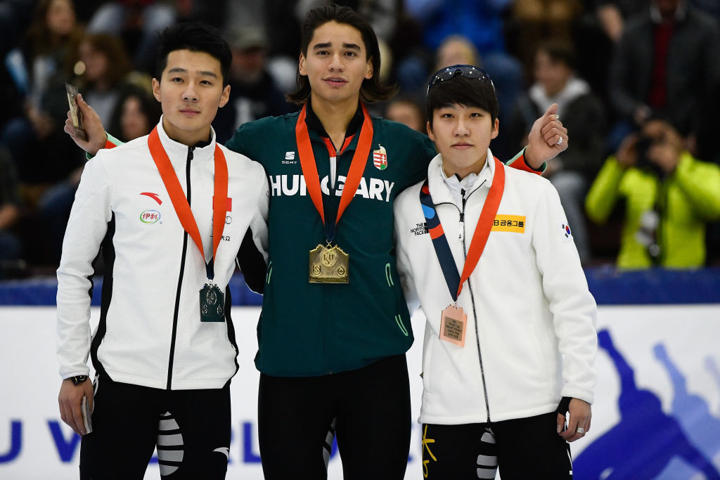 Hungary's Shaolin admits he wanted to let brother win at ISU Short Track World Cup in Salt Lake City