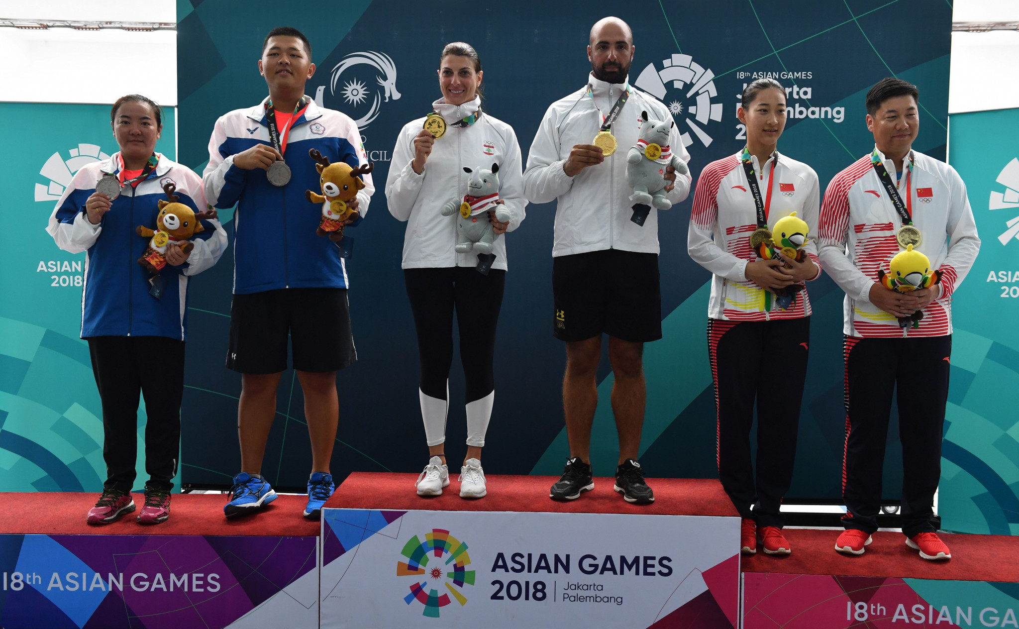 The Chinese pair also won bronze at the recent Asian Games in Jakarta ©Getty Images