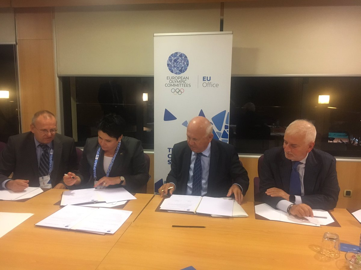EOC EU Office signs partnership with National Olympic Committee of Lithuania