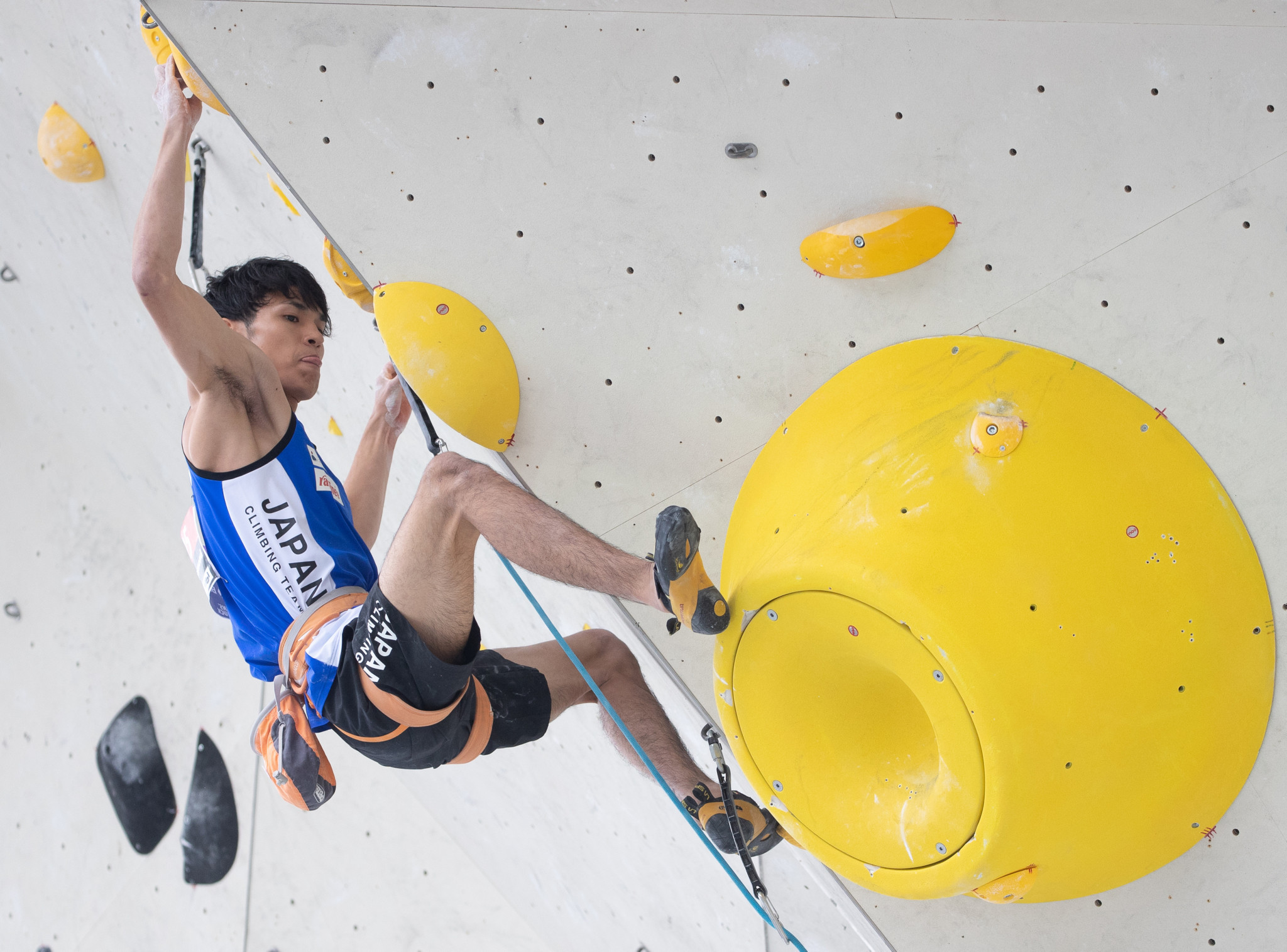 Japan's Meichi Narasaki won the men's combined title at the IFSC Asian Championships in Kurayoshi today ©Getty Images  