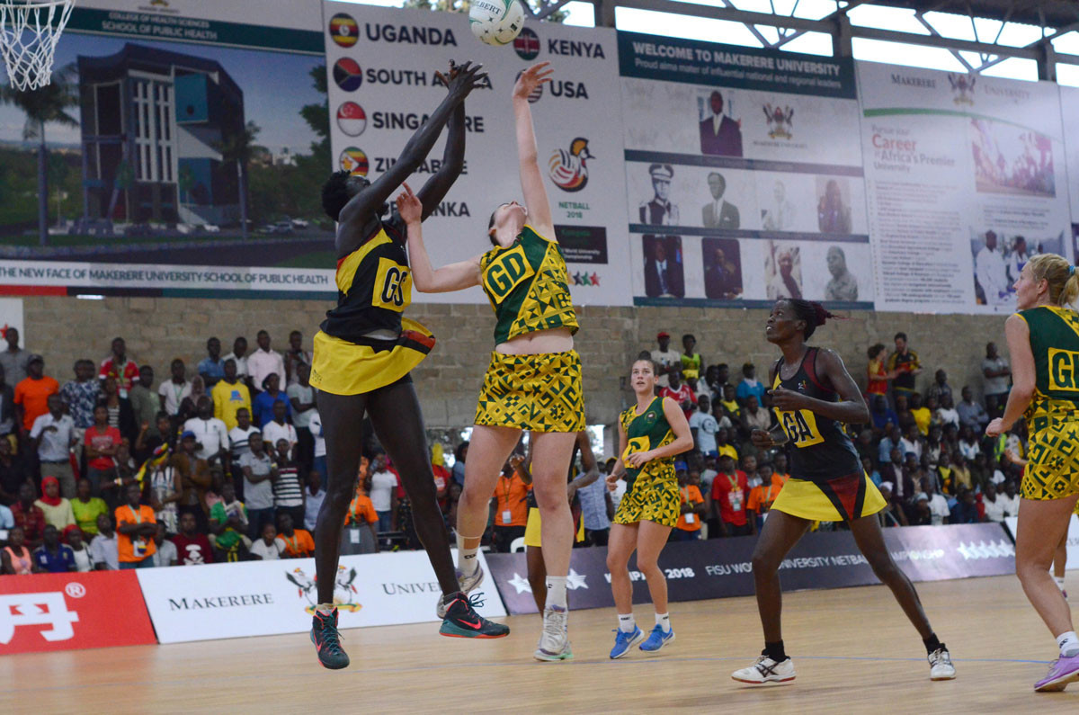 The World University Netball Championship final saw reigning champions South Africa beaten by one point by hosts Uganda in an exciting final at  Makerere University in Kampala ©FISU