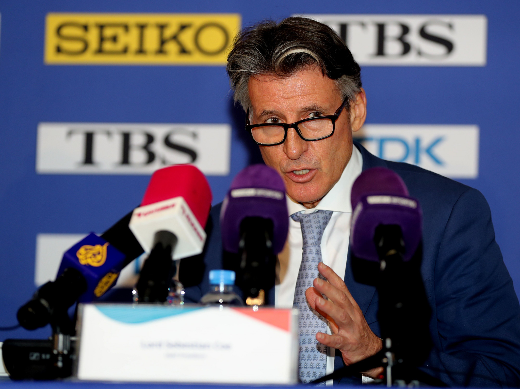 IAAF President Sebastian Coe has said the governing body will not use a new world ranking system to qualify athletes for the 2019 World Championships ©Getty Images