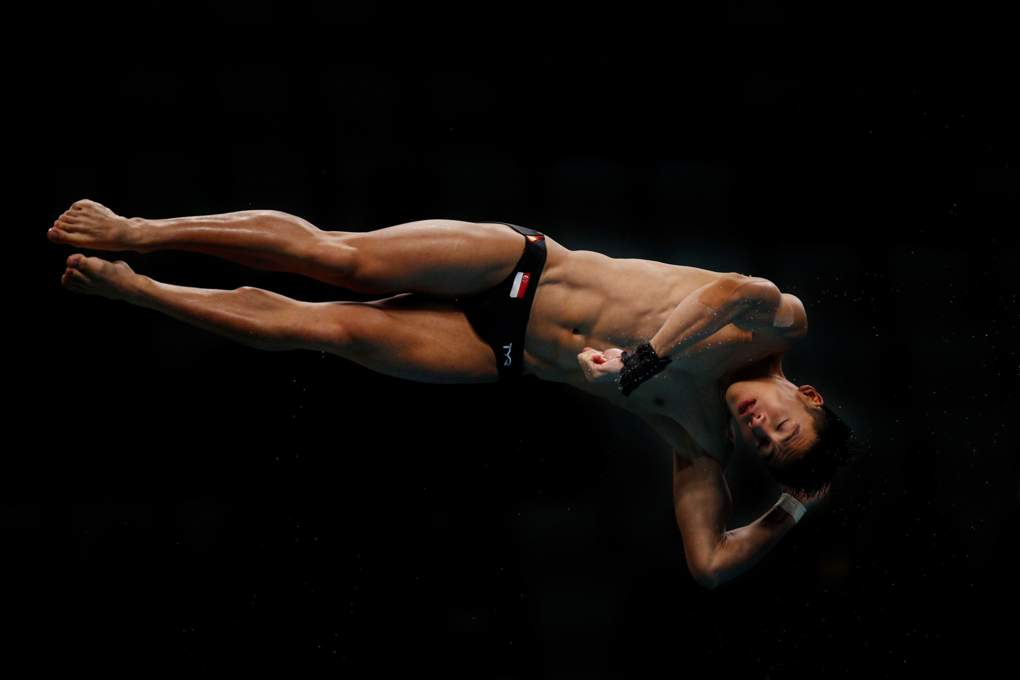 Singapore's Jonathan Chan couldn't challenge the Chinese or Malaysian divers for the gold but left Kuala Lumpur with bronze ©Getty Images