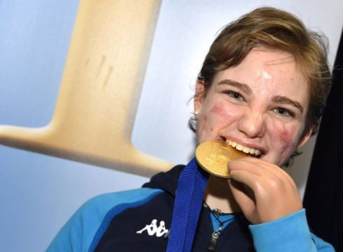 Italy's 21-year-old world and Paralympic champion Beatrice Vio tasted gold twice at the IWAS Wheelchair Fencing World Cup in Tbilisi, Georgia ©Twitter