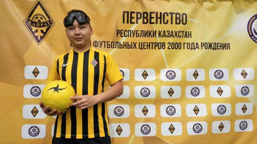 FC Kairat blind football captain Kanat Akymbaev hopes the workshop will be a starting point to develop the sport in his country ©IBSA
