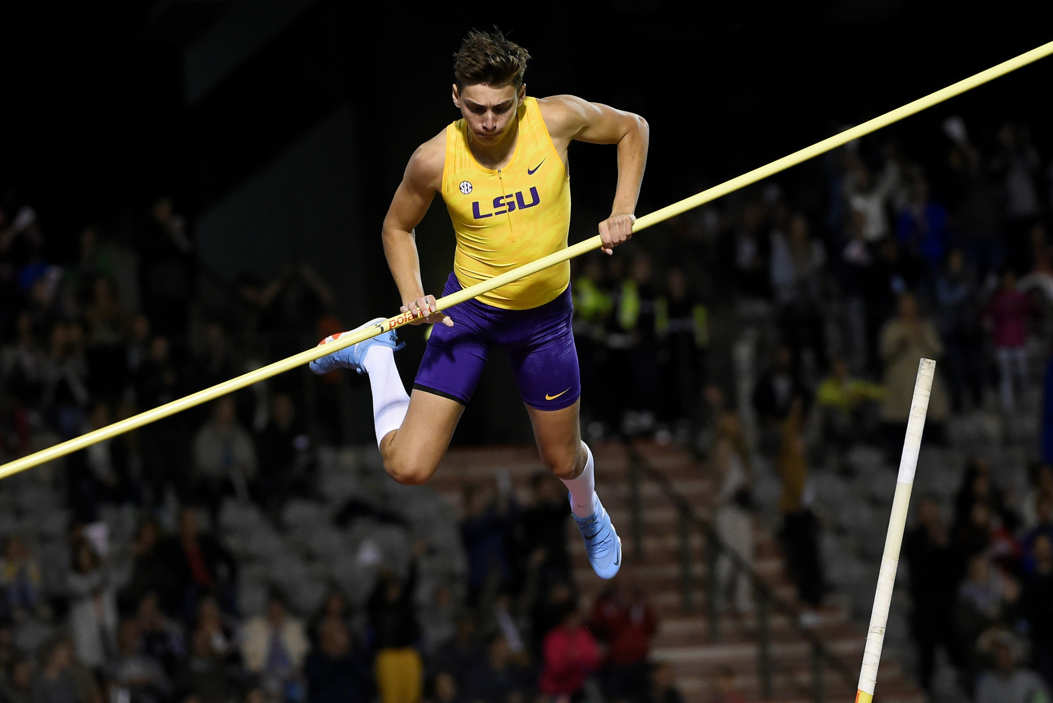 Sweden's European pole vault champion Armand Duplantis is among the five nominations for the IAAF Male Rising Star Award ©Getty Images  