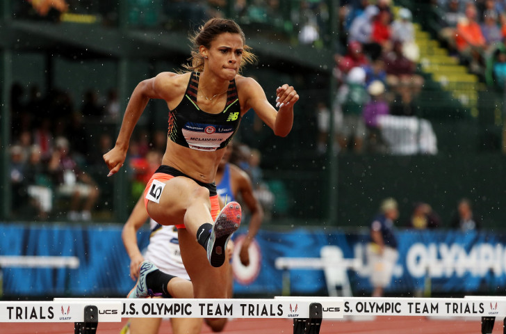 America's Sydney McLaughlin, one of five nominations for the IAAF Female Rising Star award for this year, set a world under-20 record of 52.75 for the 400m hurdles ©Getty Images  