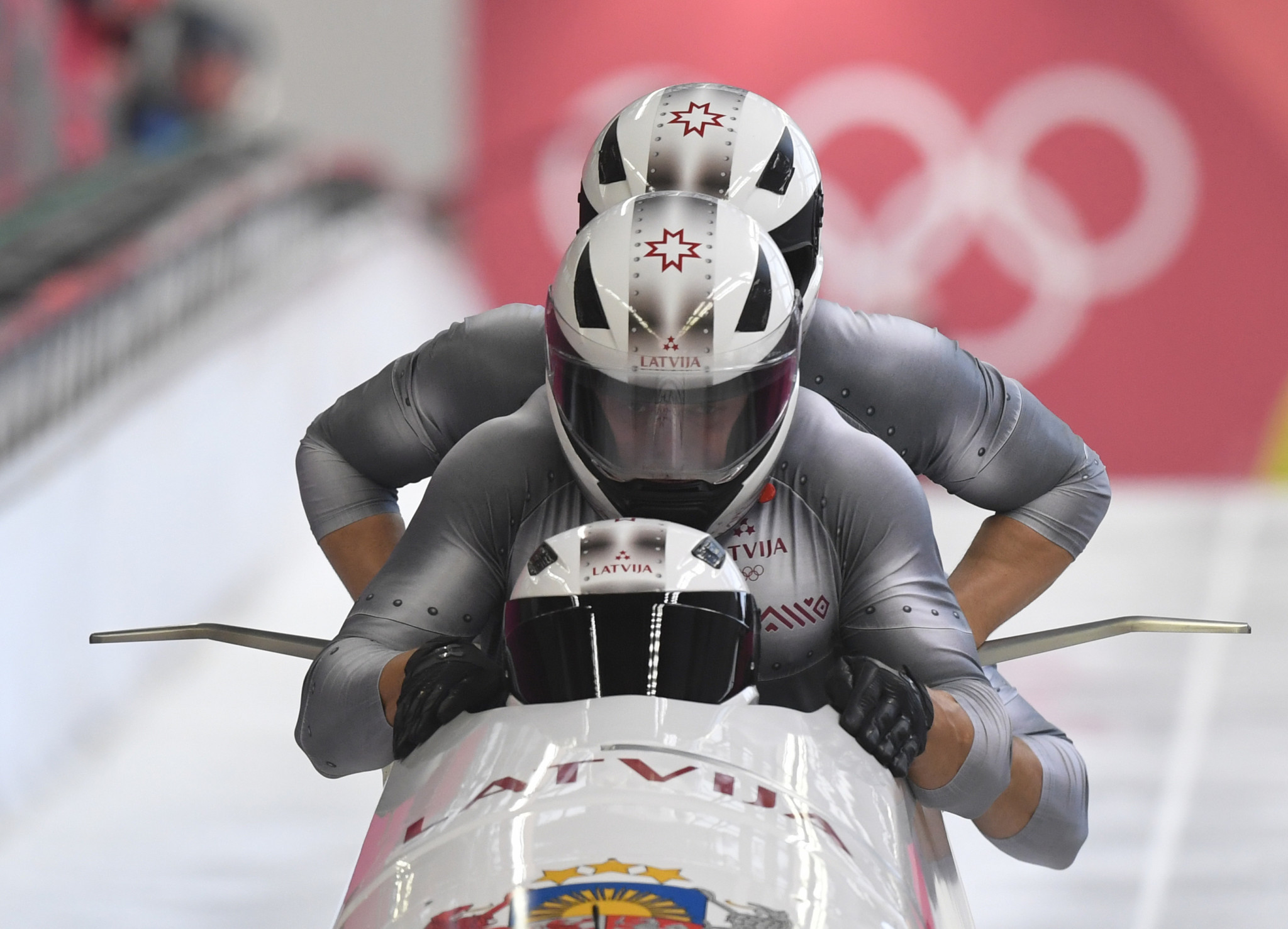 Oskars Melbardis won an Olympic bronze medal at Pyeongchang 2018 ©Getty Images