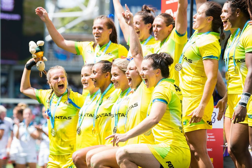 Australia almost lost a 14-point lead in their final against New Zealand in their final of the Oceania Rugby Sevens ©Twitter