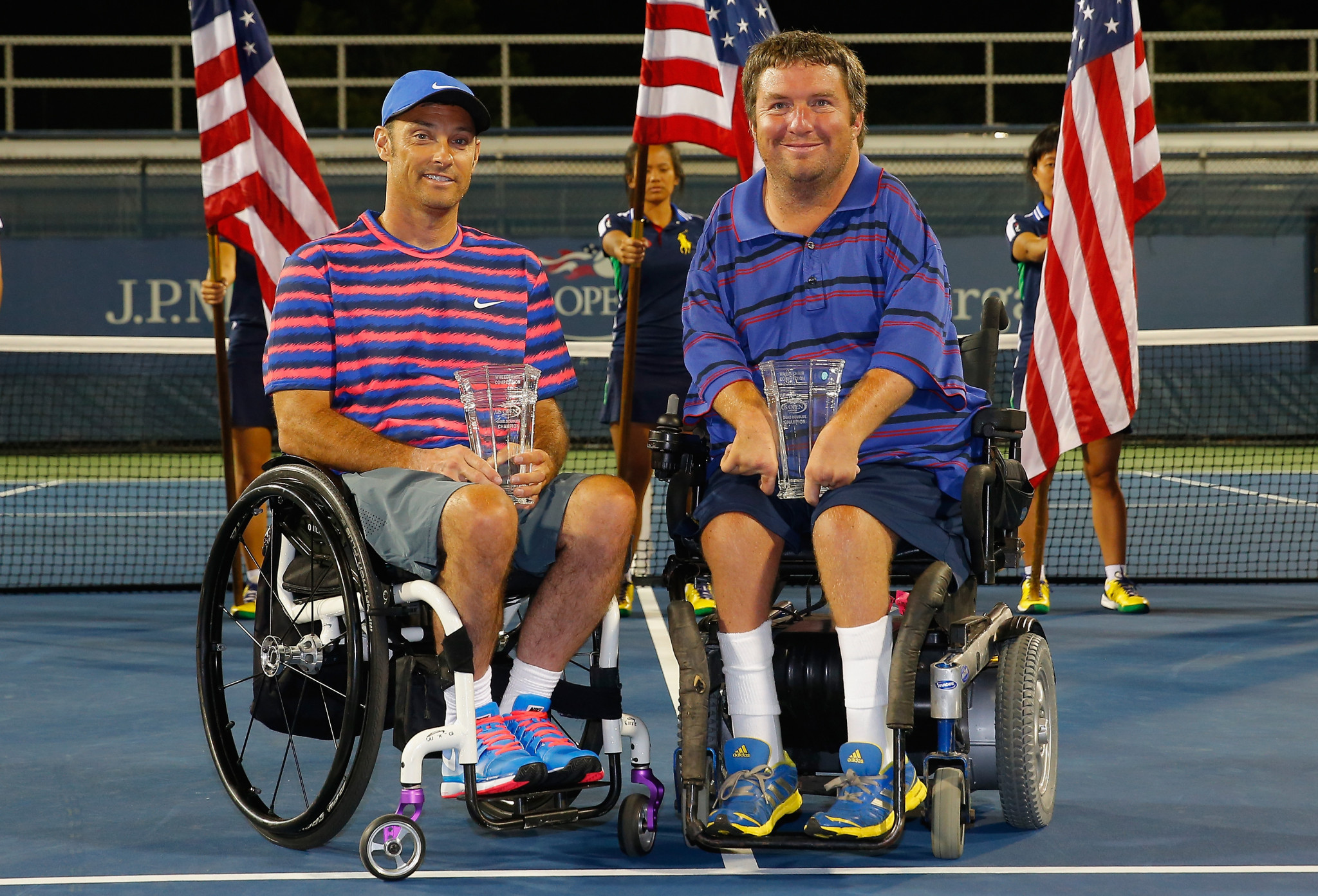 Americans Nicholas Taylor and David Wagner are the 10-time champions and the ones to beat as they made a stellar start to 2018 campaign at the Wheelchair Doubles Masters ©Getty Images