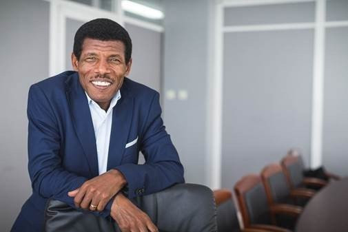 Haile Gebrselassie, pictured after winning the election to become President of the Ethiopian Athletics Federation - a position from which he resigned this week ©Global Sports Communications