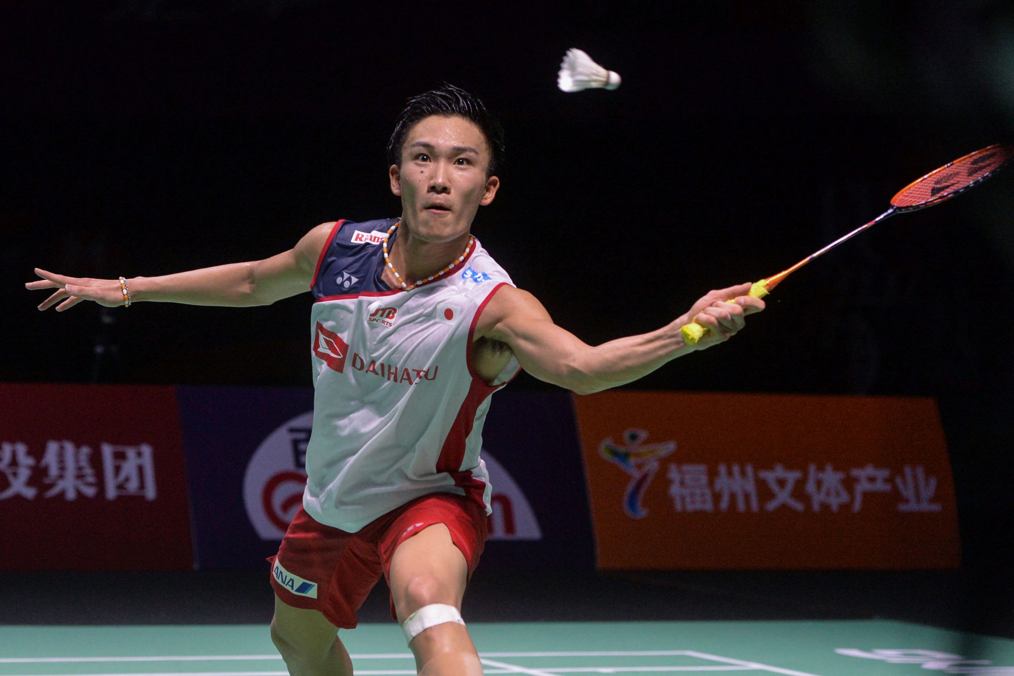 Japan's Kento Momota has won four BWF World Tour titles this year already, been crowned world champion and is now in the quarter-finals of the Hong Kong Open ©Getty Images