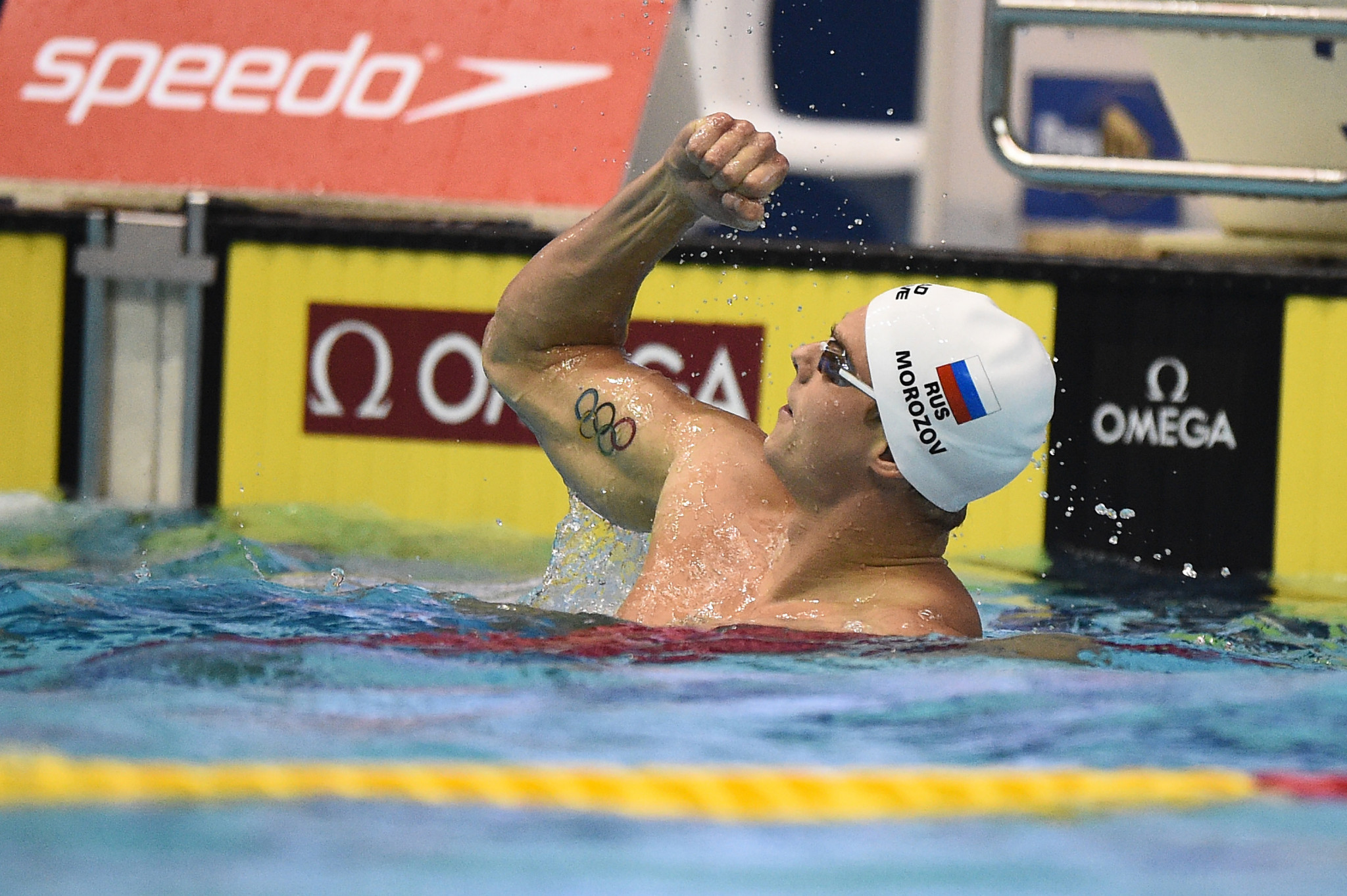 Russia's Vladimir Morozov cemented his place at the top of the men's rankings in the FINA Swimming World Cup when he won the 100m individual medley and 50m freestyle in Singapore ©Getty Images  