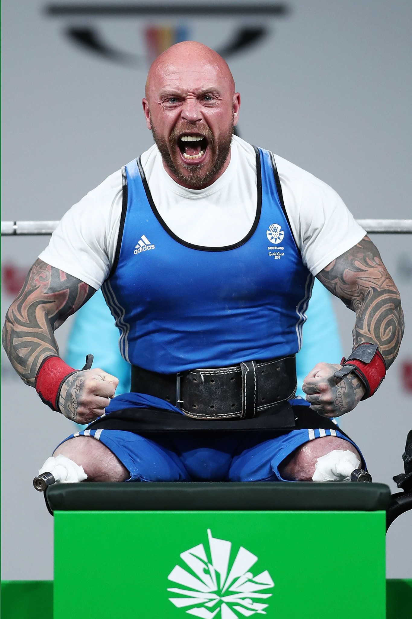 Great Britain's Michael Yule will now receive Issa's silver medal from the 2017 World Para Powerlifting World Cup ©Getty Images 