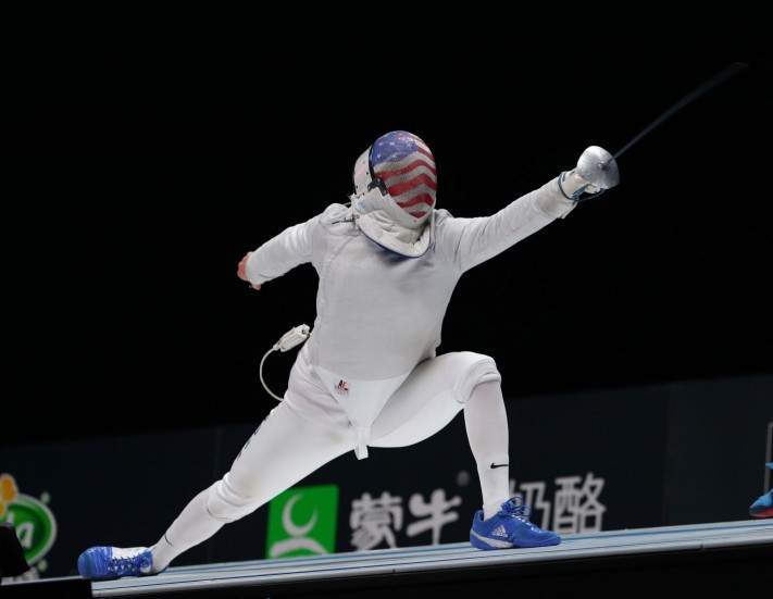 Eli Dershwitz will be the top-ranked fencer in tomorrow's main draw ©Getty Images