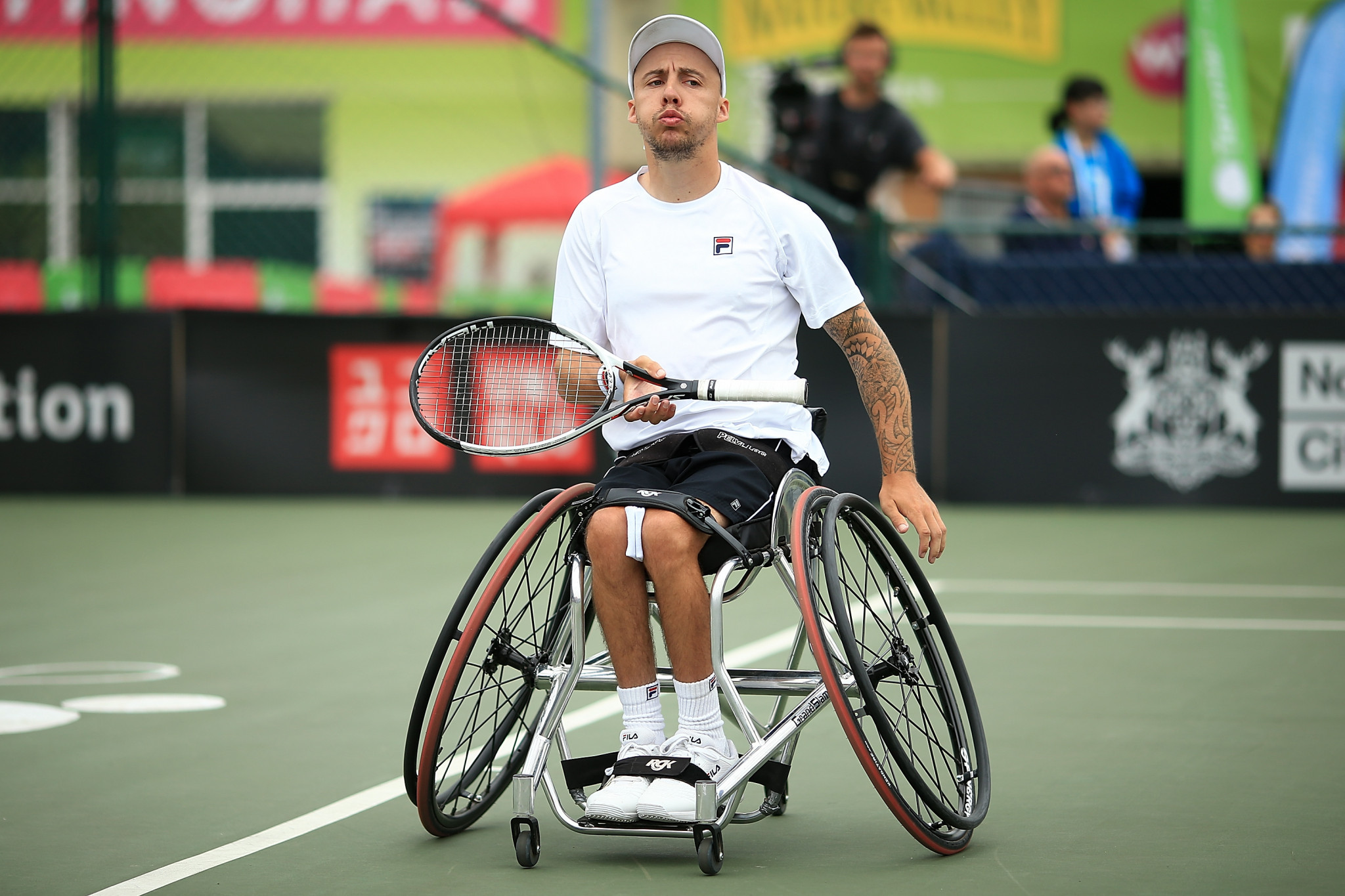 Great Britain's Andy Lapthorne and Antony Cotterill, not pictured, have advanced to the quad doubles final at the UNIQLO Wheelchair Doubles Masters ©Getty Images
