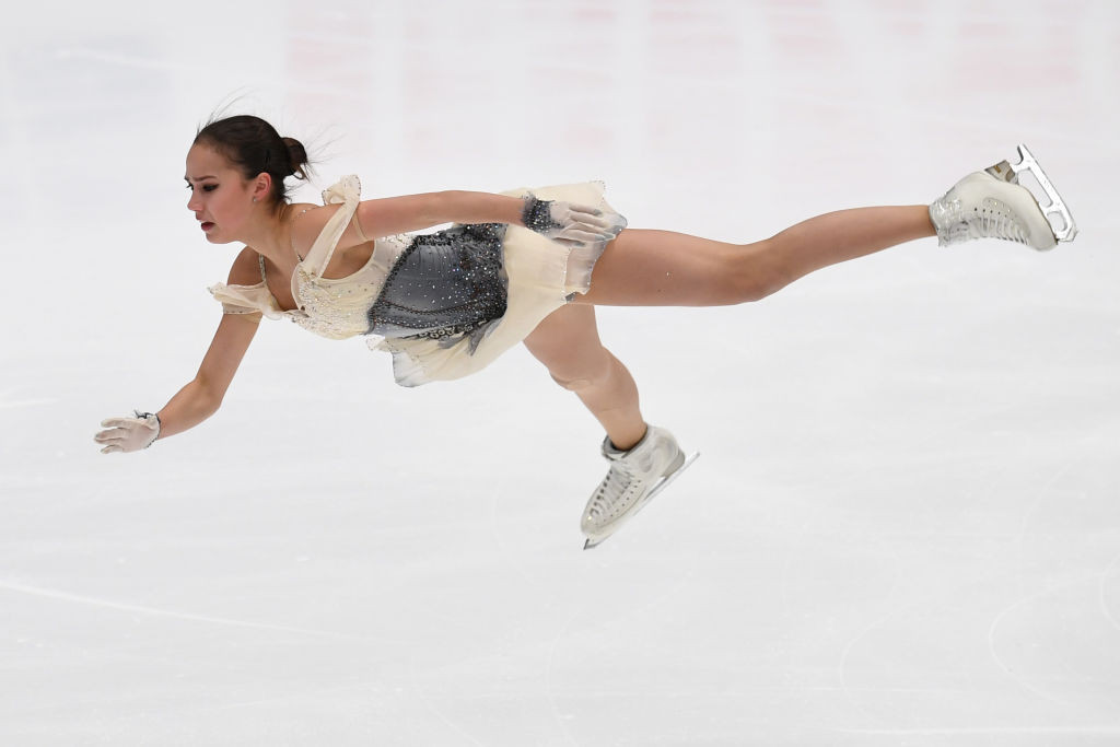 Russia are leading in three events after day one of the ISU Grand Prix of Figure Skating, including Alina Zagitova in the women's competition ©ISU