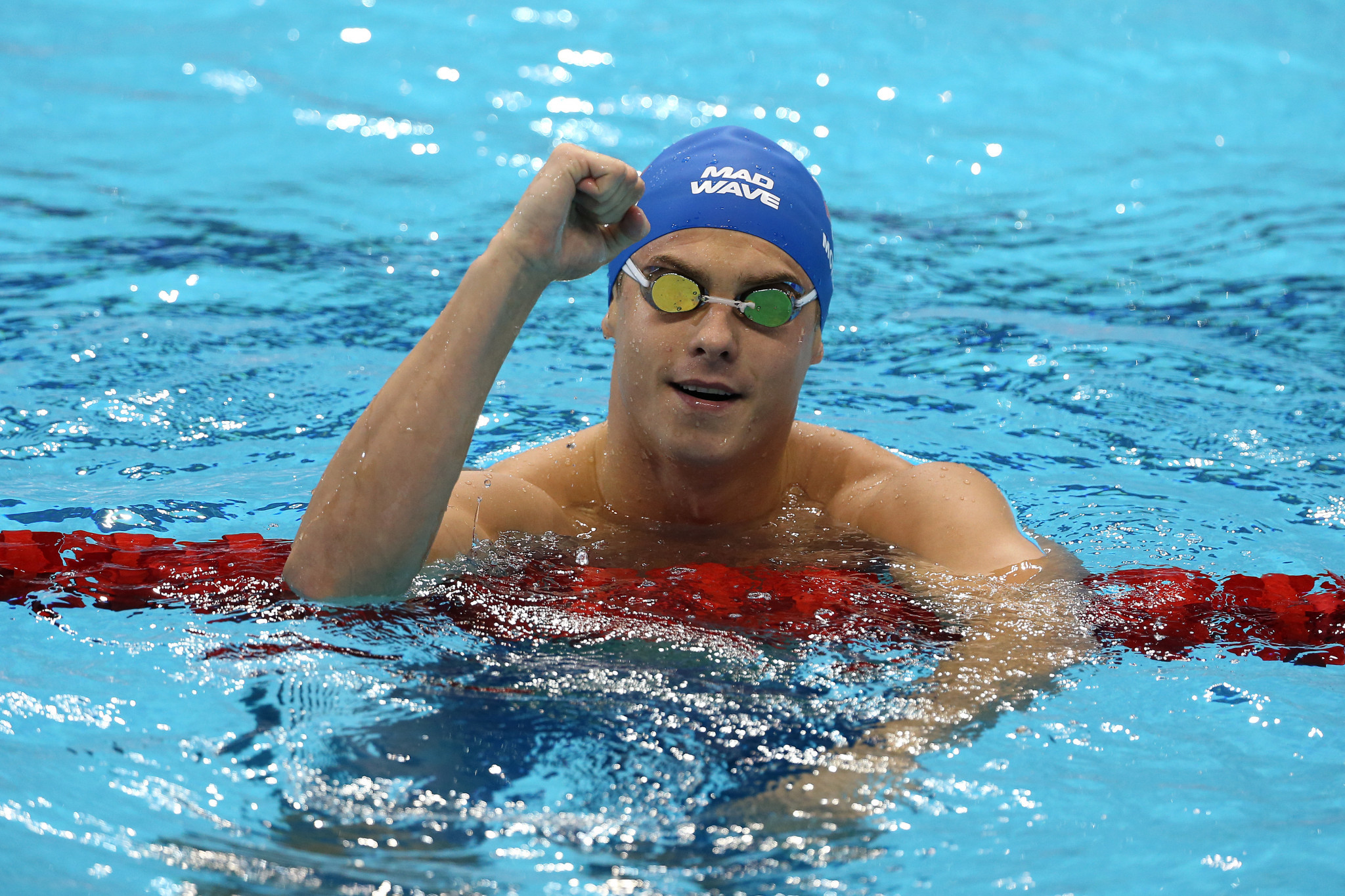 Vladimir Morozov backed up his incredible 100m freestyle win yesterday with victory in the 50m butterfly today ©Getty Images