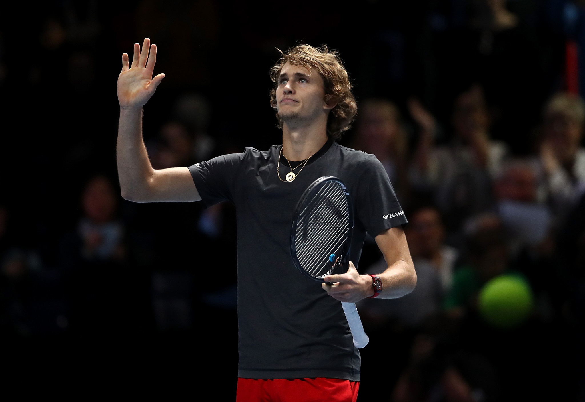 Alexander Zverev booked his place in the final despite a mixed reaction from the crowd ©Getty Images