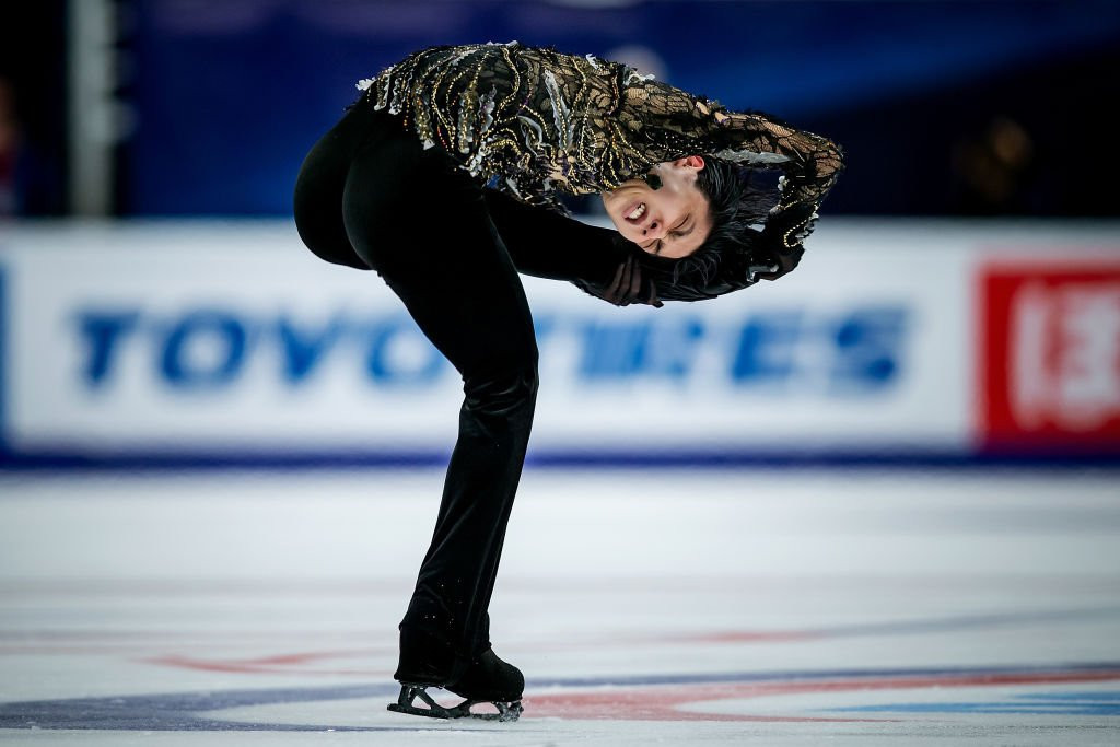 Yuzuru Hanyu of Japan won gold in the men's final at the ISU Grand Prix of Figure Skating even with an ankle injury ©ISU
