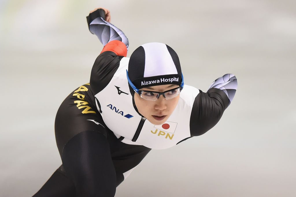 Japan's Nao Kodaira got 500m gold at the ISU Speed Skating World Cup ©ISU