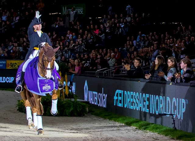 Werth hits form again at home Dressage World Cup in Stuttgart