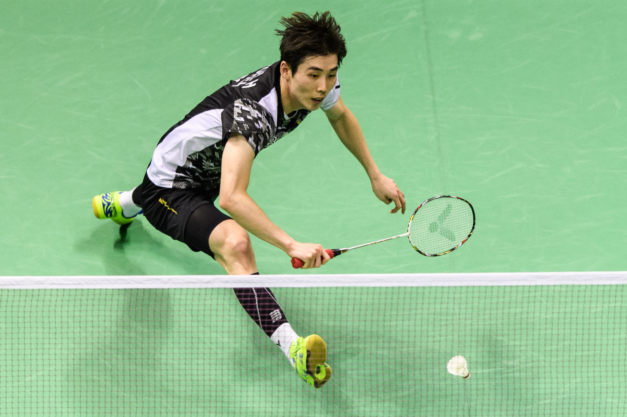 Son Wan Ho of South Korea won the men's BWF Hong Kong Open ©Getty Images 