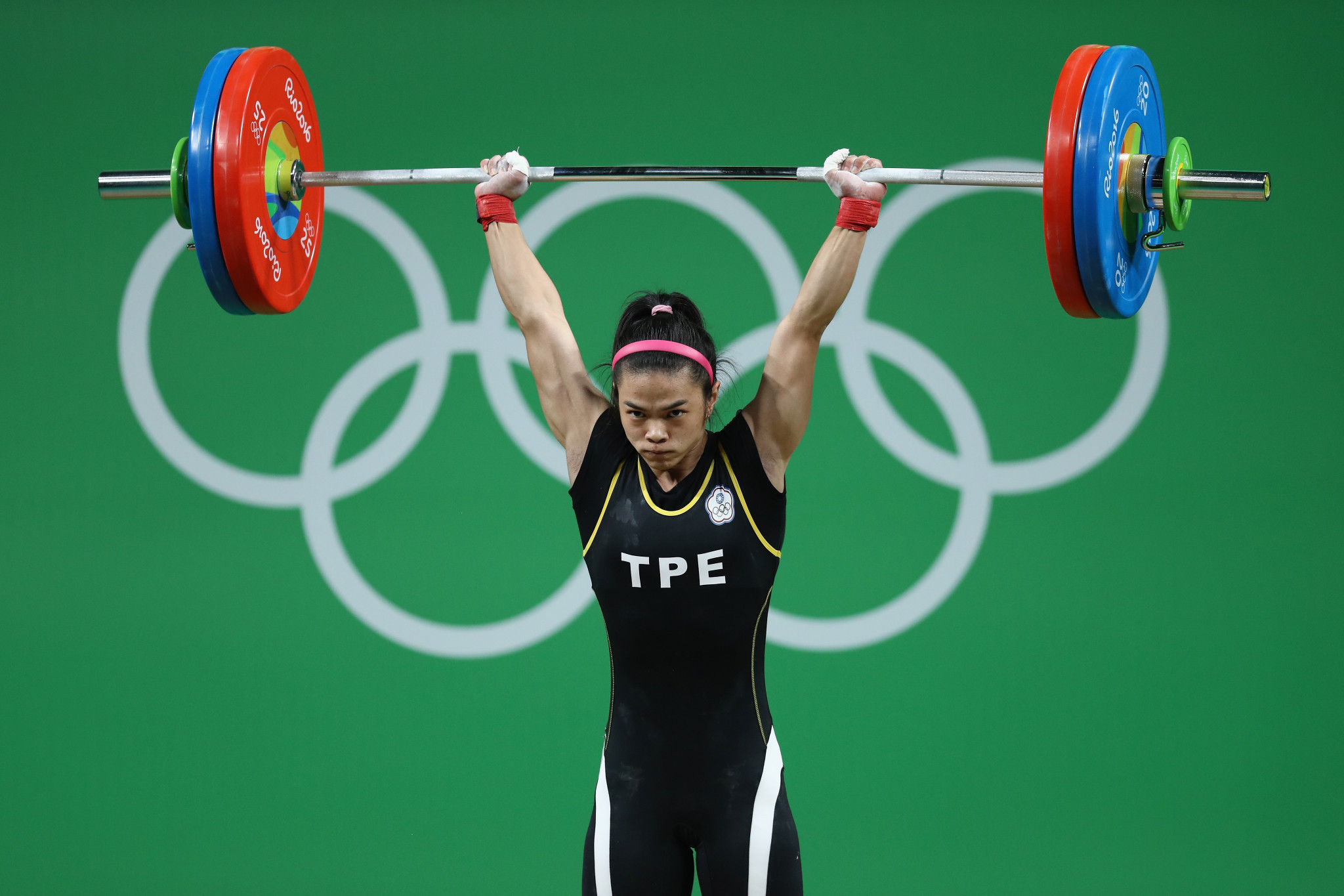 Weightlifter Hsu Shu-ching was Chinese Taipei's sole gold medallist at the Rio 2016 Olympic Games, winning the women's 53 kilograms event ©Getty Images