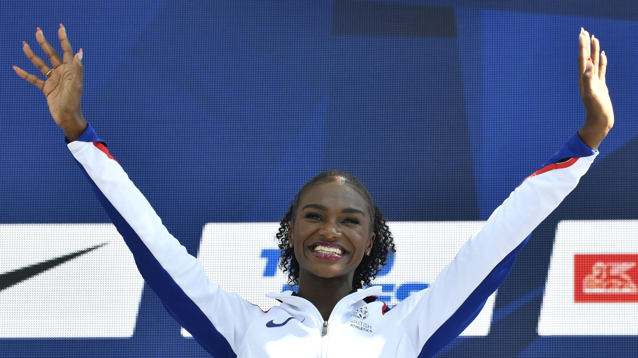 Dina Asher Smith has been announced as a finalist for the Female World Athlete of the Year after becoming European champion in the 100m, 200m and 4x100m ©Getty Images 