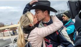 Martin Sonka gets warm congratulations for winning the Red Bull Air Race World Championship in Texas ©Getty Images  