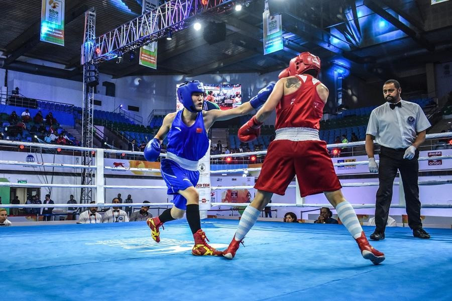Today's action comprised 32 bouts across four weight categories ©AIBA