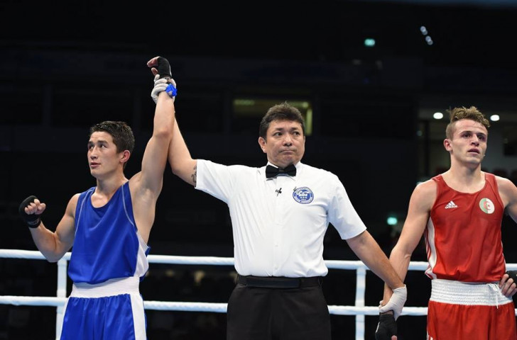 Lightweight Elnur Abduraimov was one of three winners for Uzbekistan on day two of competition