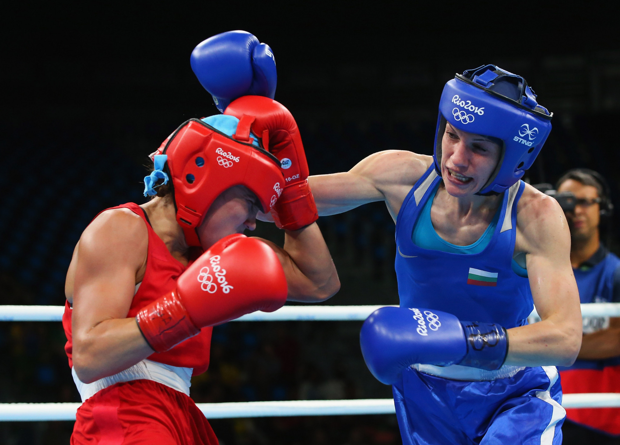 Bulgaria’s Stanimira Petrova accused judges of corruption after losing her preliminary 57 kilograms featherweight bout to home favourite Sonia on day five of the AIBA Women's World Championships in New Delhi ©Getty Images