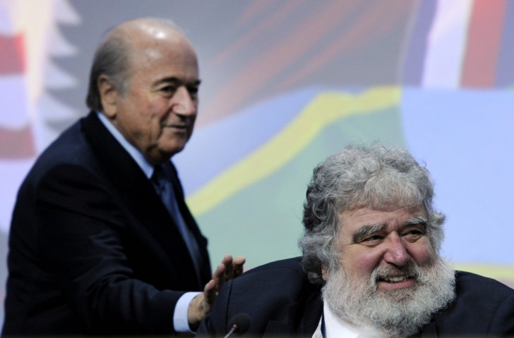 FIFA President Sepp Blatter, pictured (left) with his old friend and colleague Chuck Blazer, has been provisionally suspended by his ethics chamber. An uncomfortable state of affairs. ©Getty Images