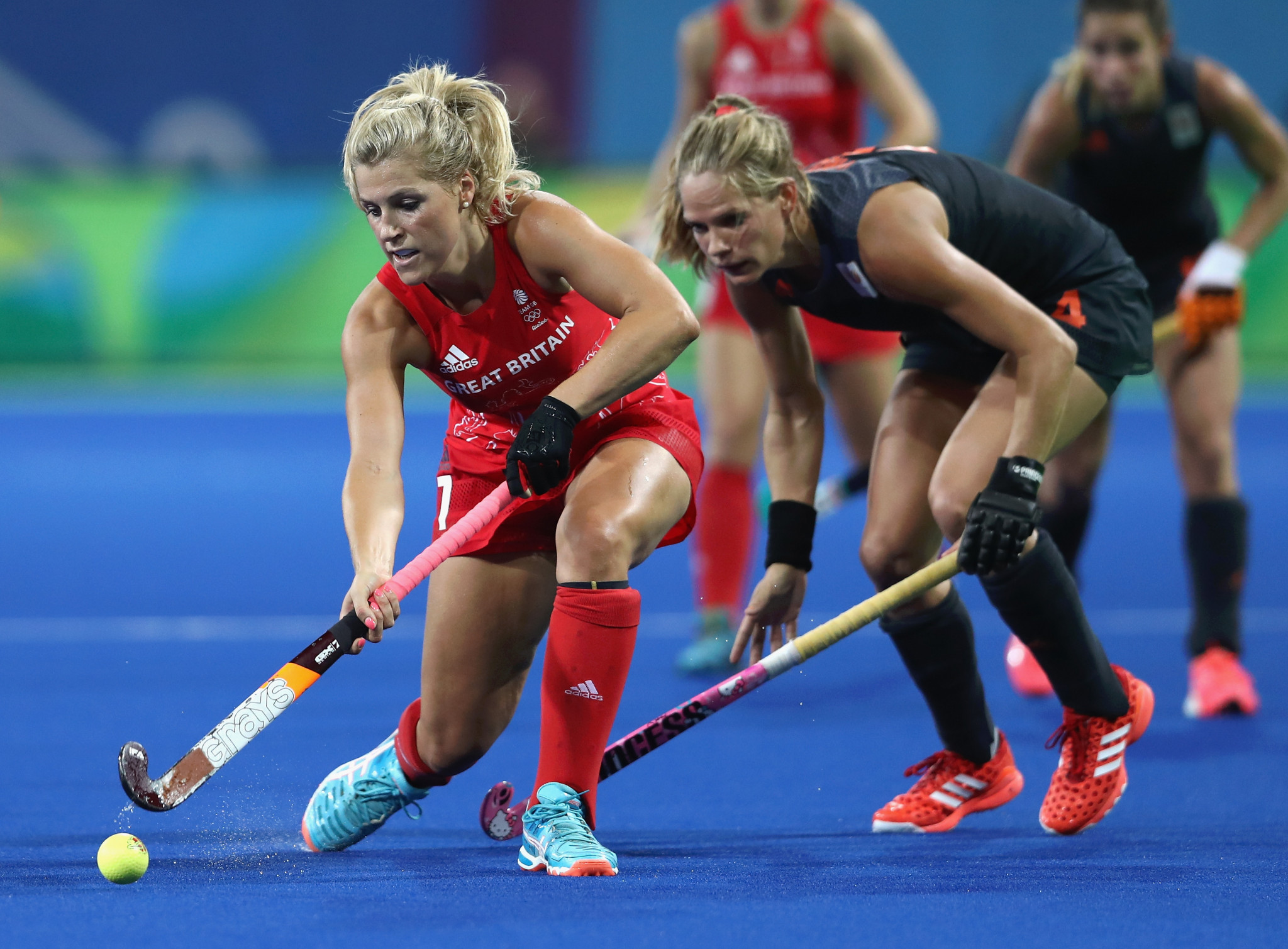 Georgie Twigg was a key part of Great Britain's Olympic gold medal-winning women's hockey team at Rio 2016 ©Getty Images
