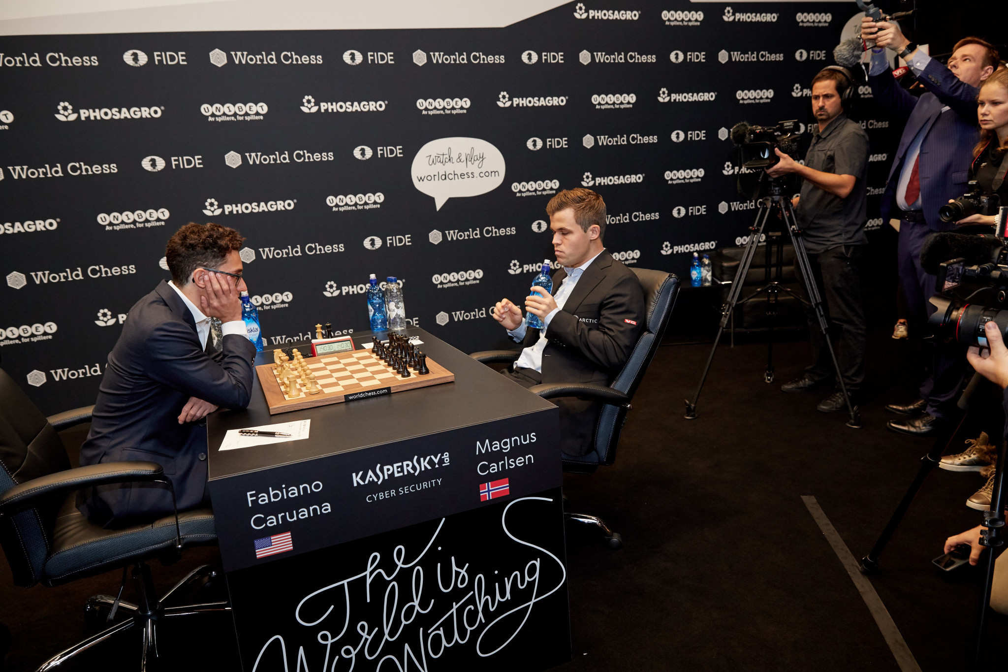 Carlsen "happy to survive" as World Chess Championship match produces draw number eight