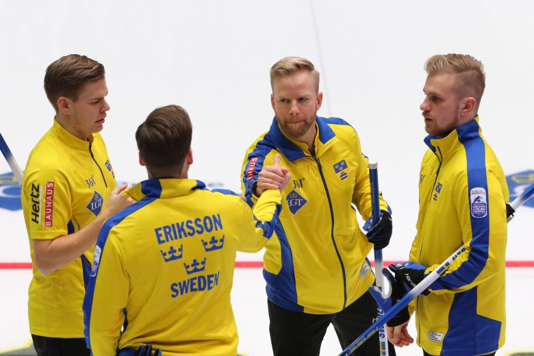 Sweden's men and Switzerland's women the only teams unbeaten so far at European Curling Championships