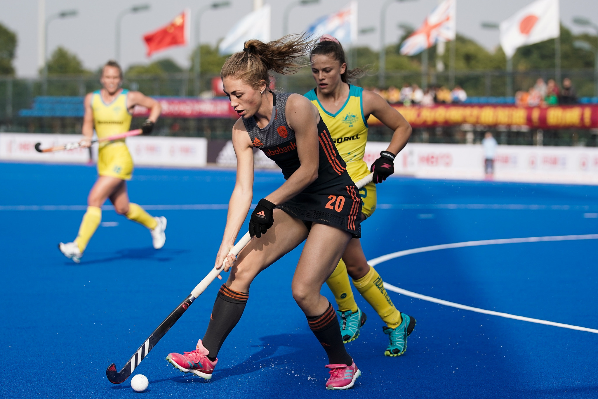 The Netherlands beat Australia at the FIH Women's Hockey Champions Trophy to remain unbeaten ©Getty Images