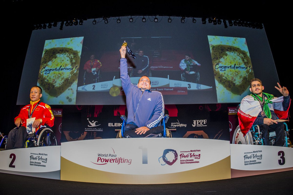Panasonic provided equipment to the Kitakyushu 2018 Asia-Oceania Open Championships to make the competition more exciting and to promote Para-sport in Japan ©Para Powerlifting