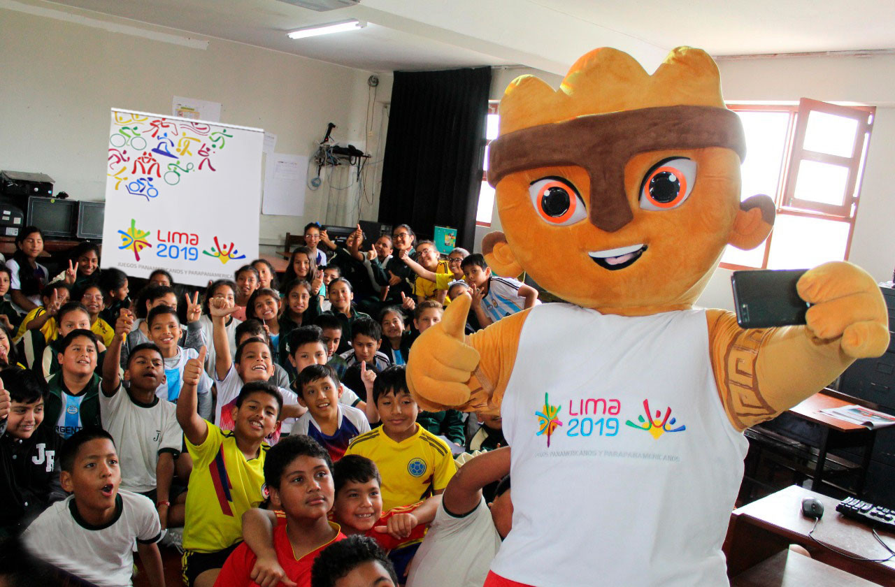 Lima 2019 representatives visit local school as efforts to crank up excitement for Pan American Games continue