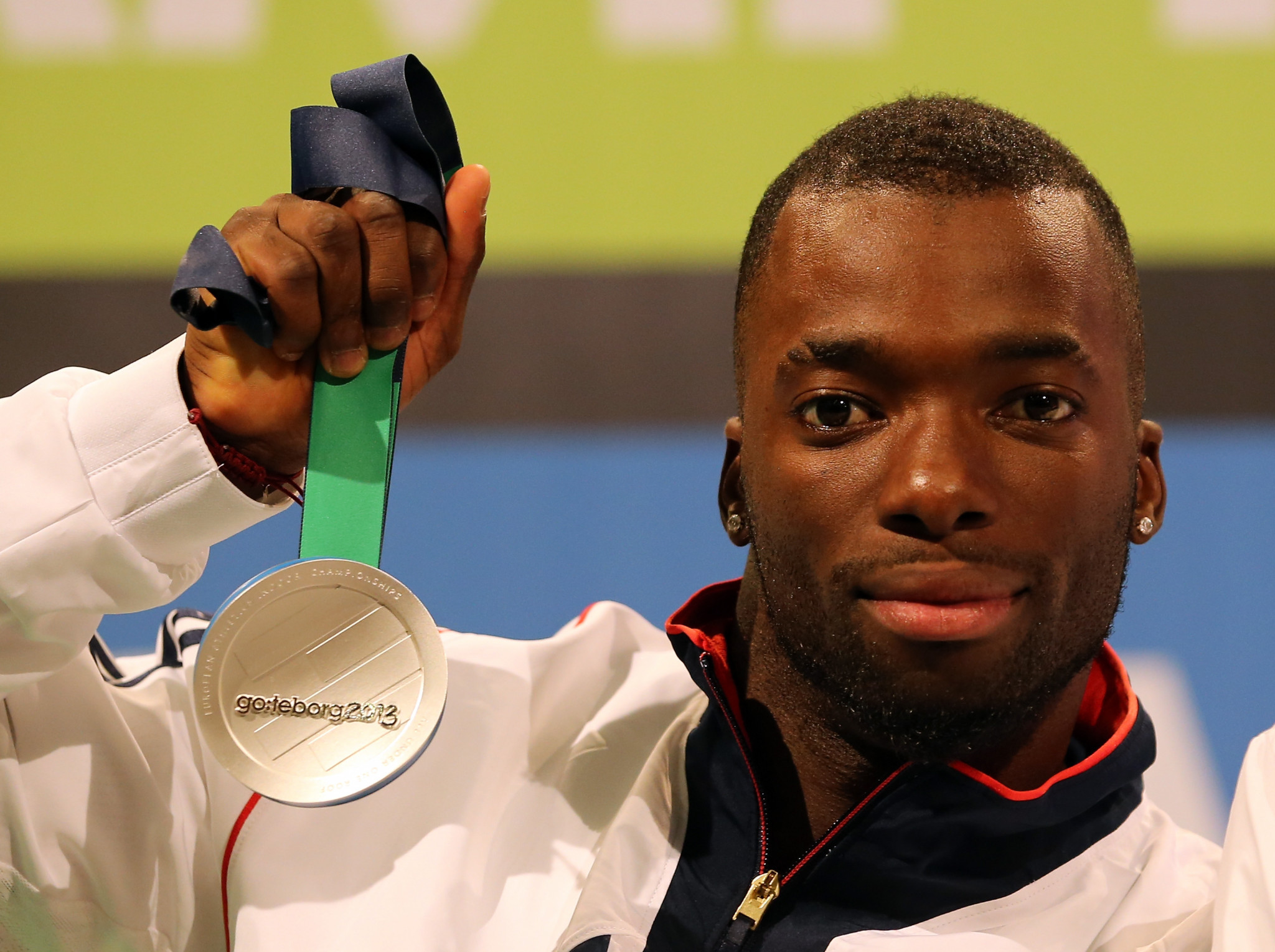 Britain's Nigel Levine won a silver medal in the 400m at the 2013 European Indoor Championships in Gothenburg ©Getty Images