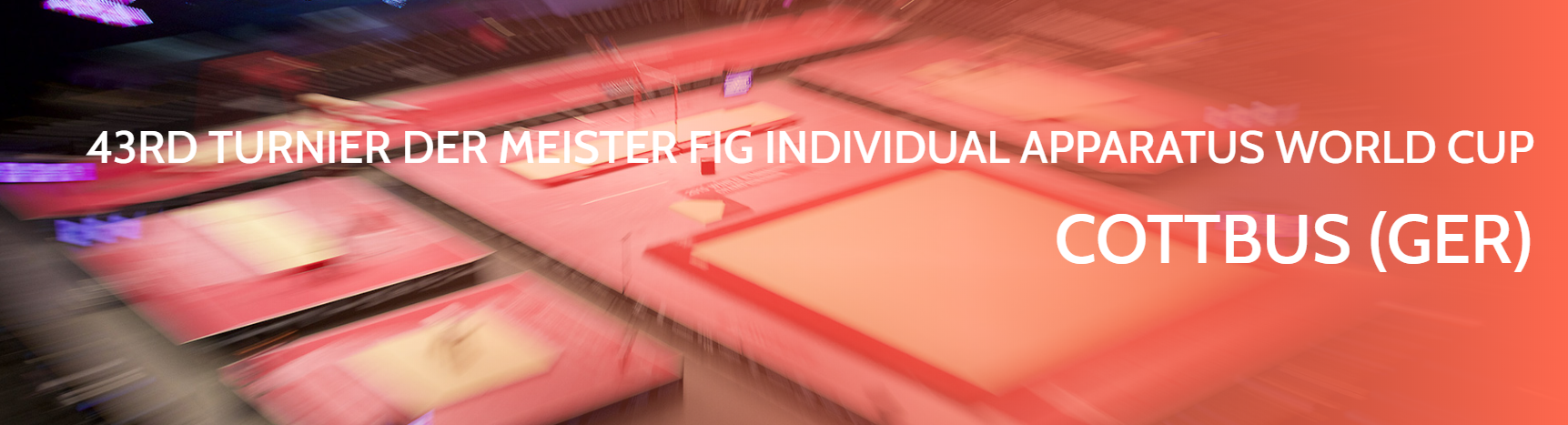 German city Cottbus is set to host an International Gymnastics Federation Individual Apparatus World Cup over the coming four days ©FIG
