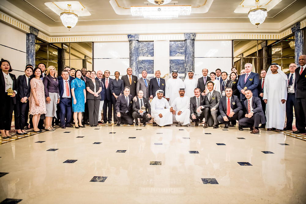 The presentation was made at the Rumailah Palace in Fujairah, United Arab Emirates ©World Taekwondo 