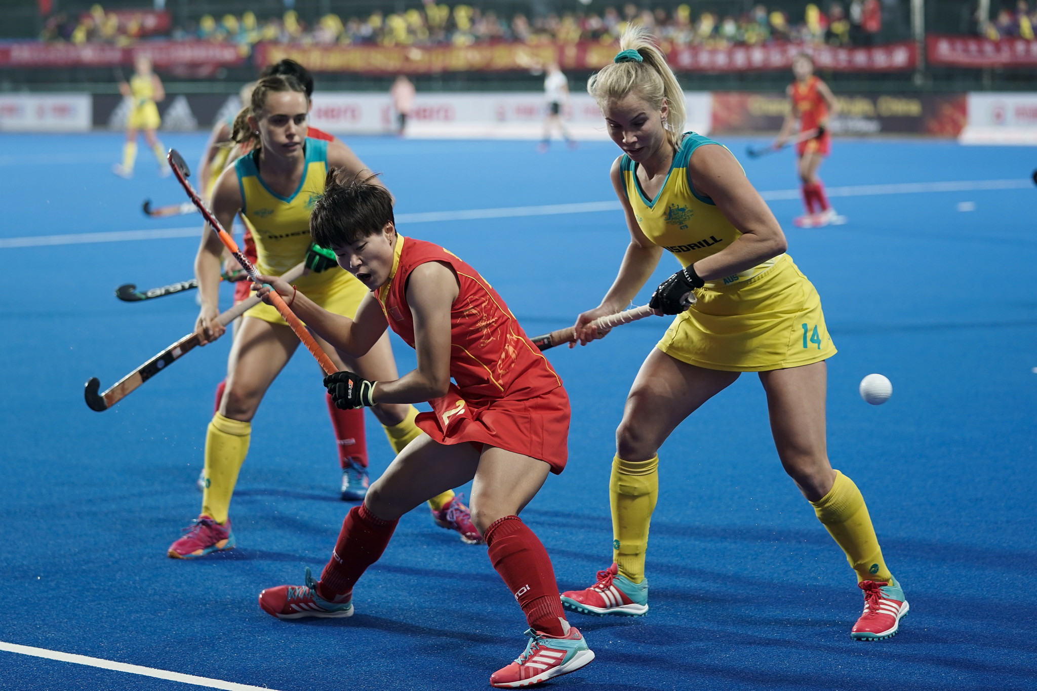Australia and China played out a tense 0-0 draw today ©Getty Images