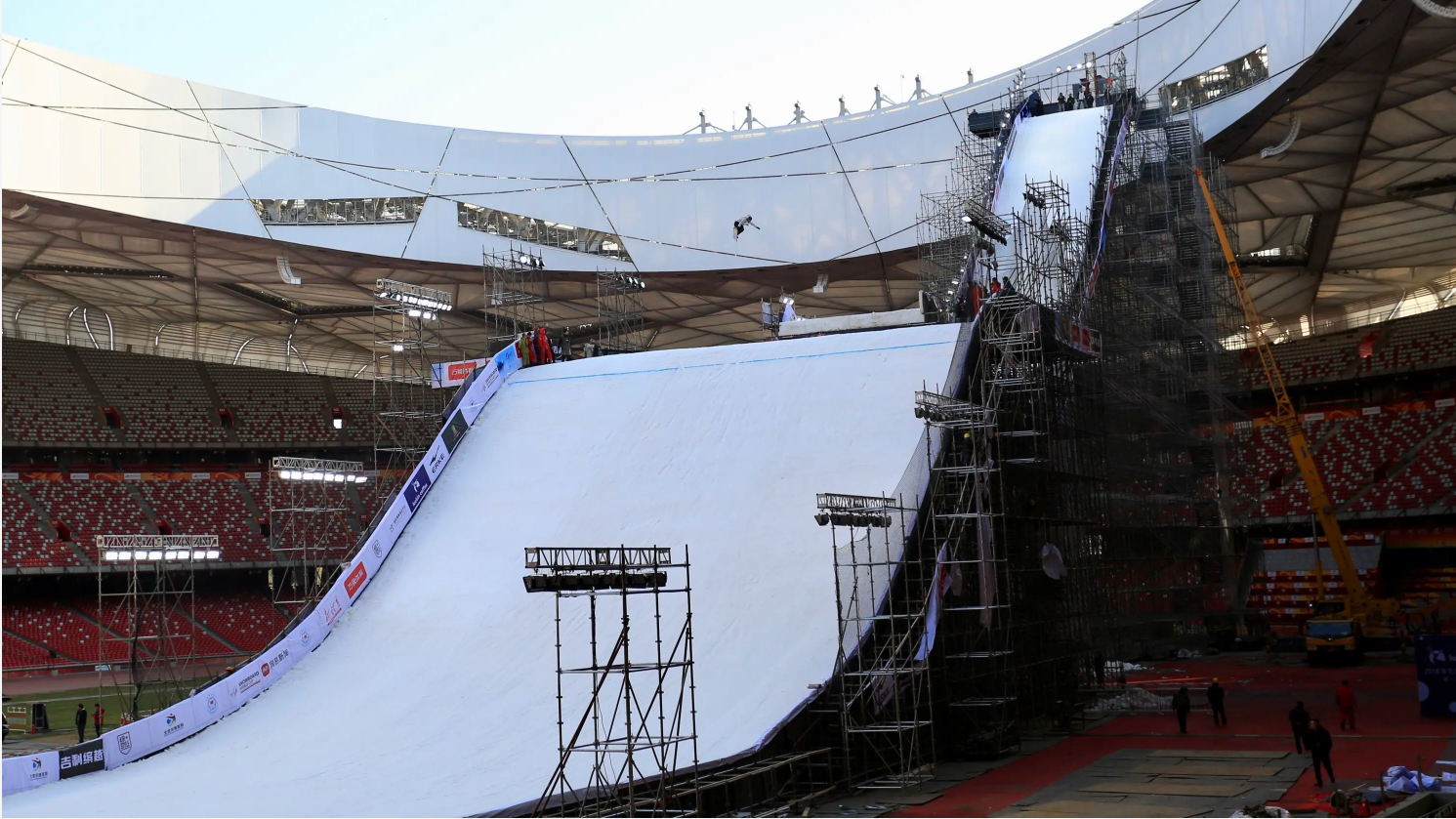 The FIS Snowboard Big Air World Cup is set to resume this weekend with 2022 Winter Olympic Games hosts Beijing staging the latest leg at its National Stadium ©FIS Snowboard