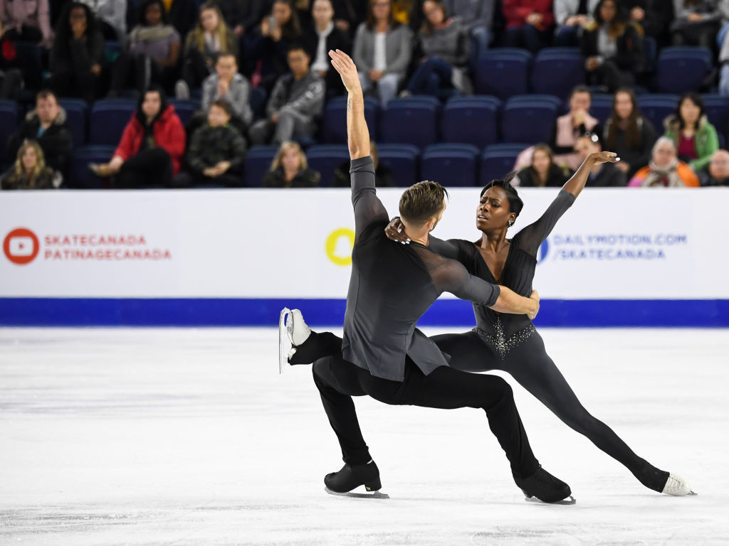 Vanessa James and Morgan Cipres will skate in the pairs event for France at the Grenoble Grand Prix ©ISU